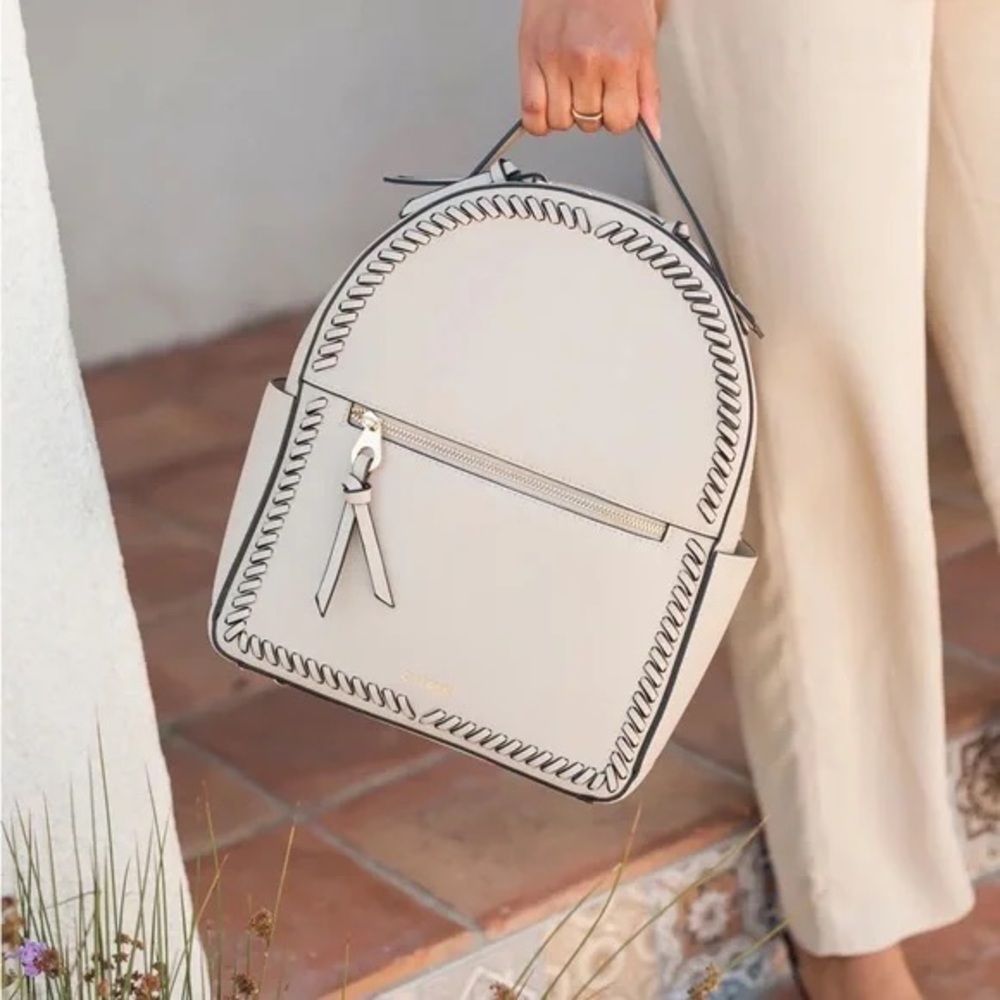 Chic Cream Backpack - image 1